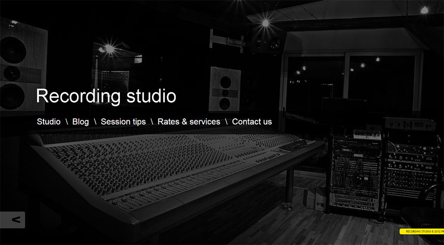 Music Recording Studio WordPress Theme