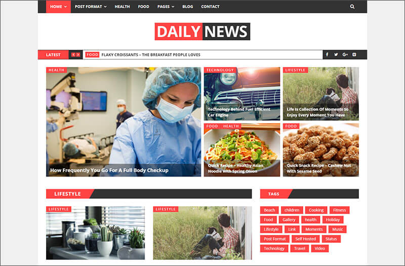 New WordPress News Magazine And Blog Theme