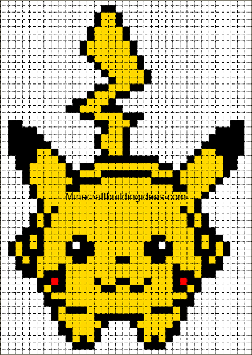Pikachu minecraft