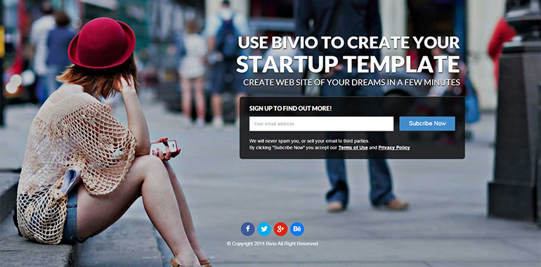 12+ Startup Landing Page Themes & Templates