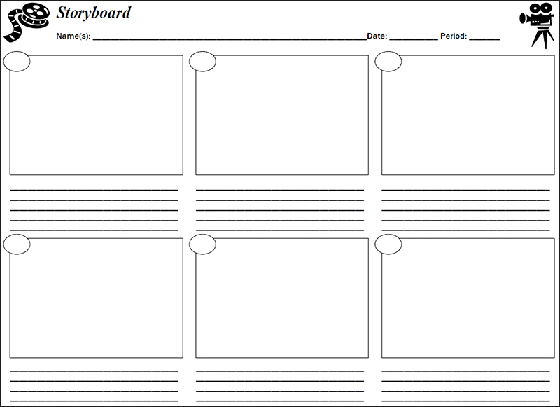 Storyboard Template PDF