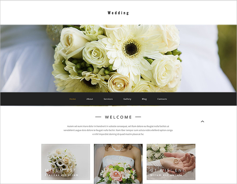 Wedding Store WordPress Theme