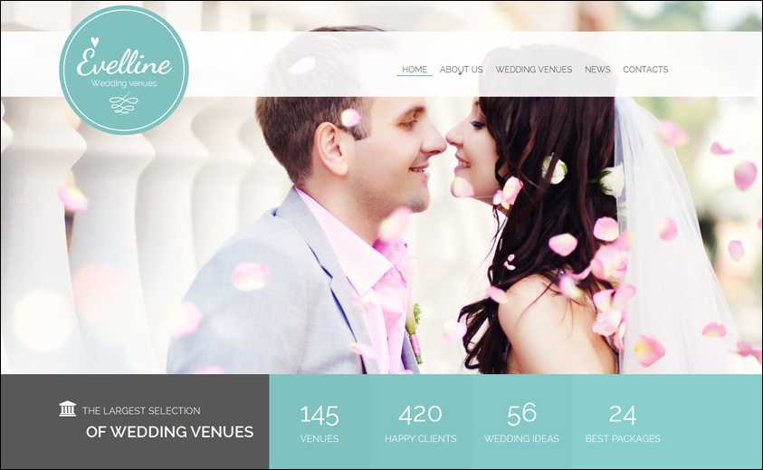 Wedding Venue Website Template