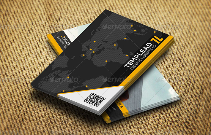 business card design for construction company