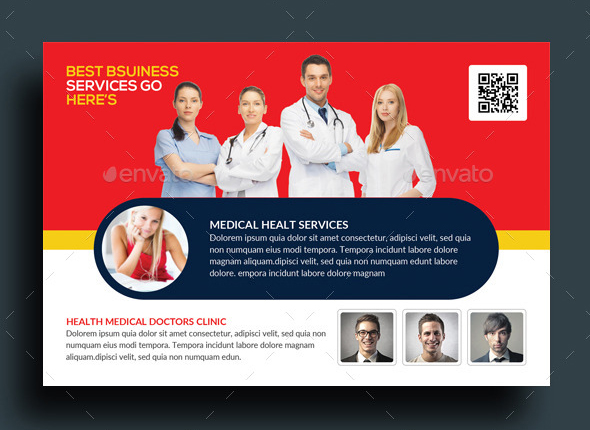 doctor post card template