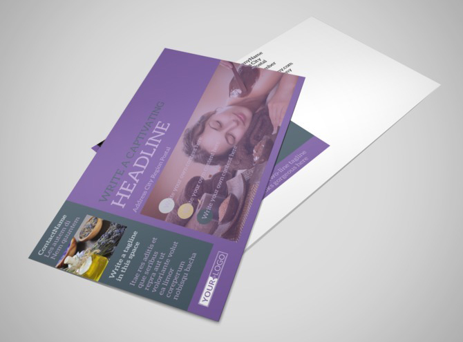spa brochure template free