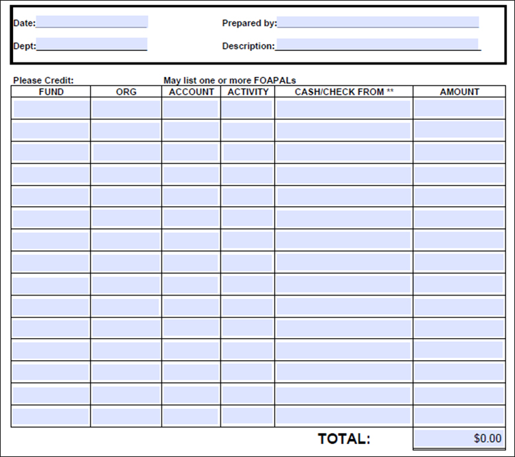12+ Printable Receipt Templates Free Word, Excel, PDF Formats
