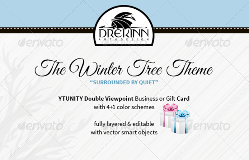 Christmas Business Card and Gift Card