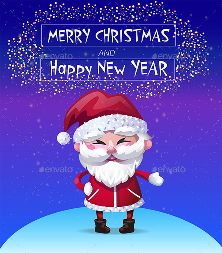 Christmas Card Vector Illustration