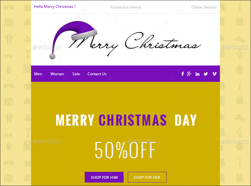 Christmas E-commerce Newsletter