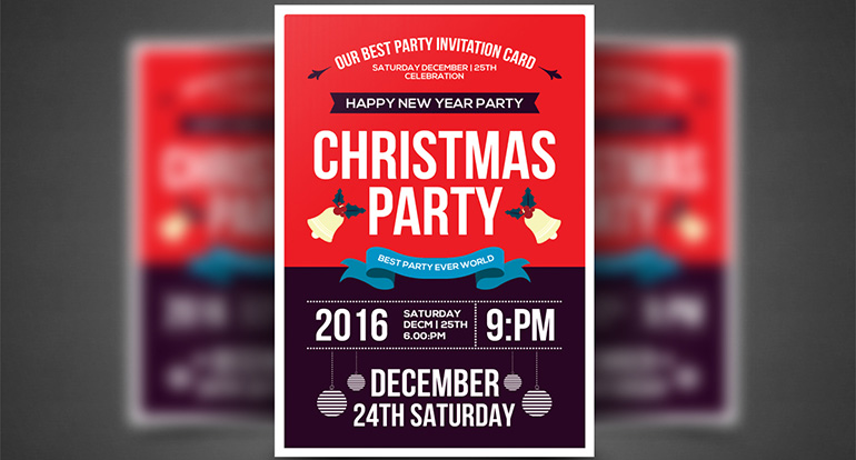 25+ Christmas Party Flyer Templates