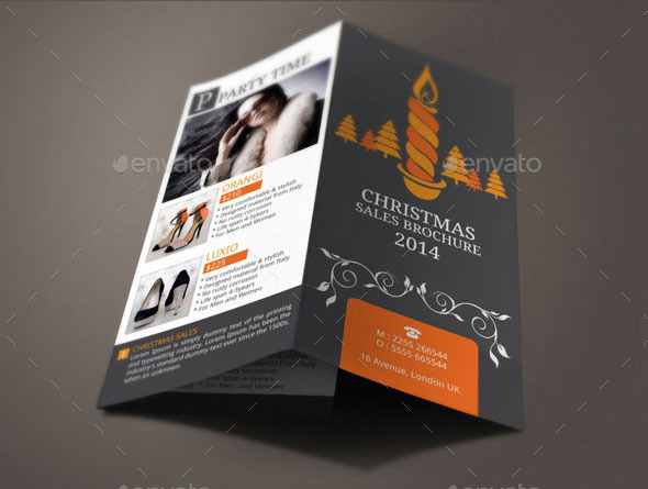 Christmas Sales Brochure Template