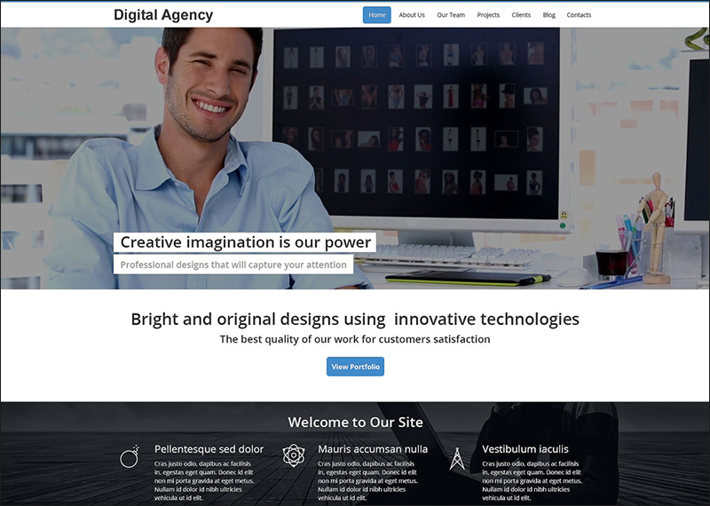 Digital Agency Drupal HTML5 Template