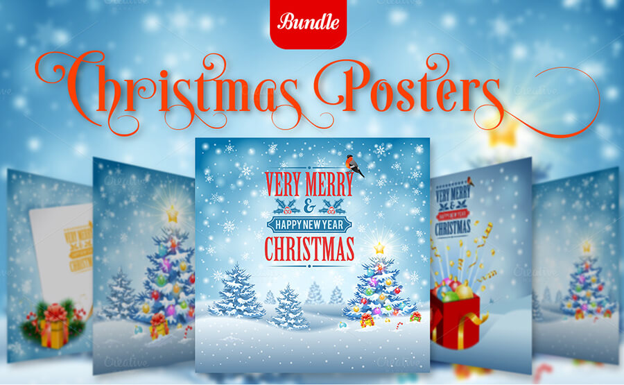 Editable Christmas Posters