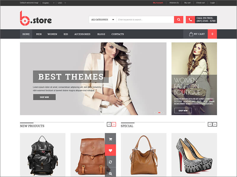 Fully Fashion Responsive Magento Template