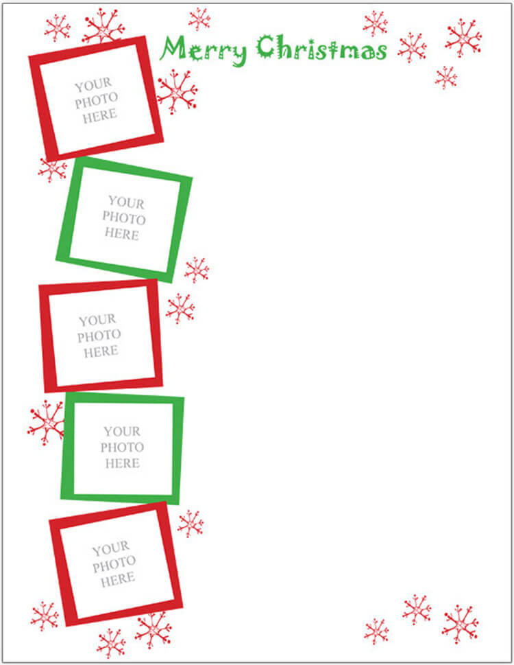 Merry Christmas Letter Template