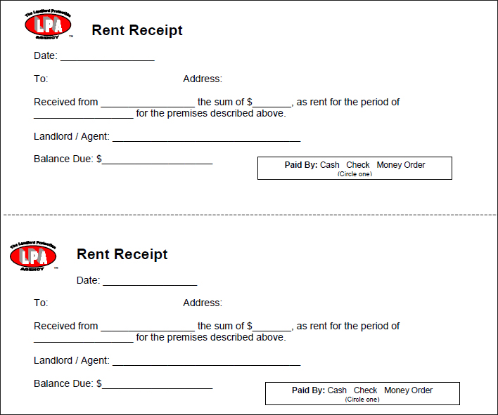 12+ Printable Receipt Templates Free Word, Excel, PDF Formats