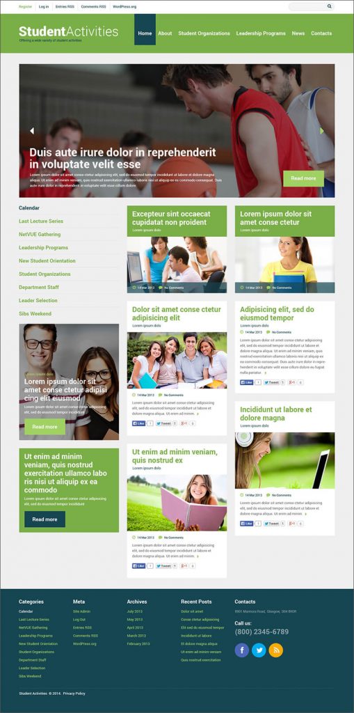 Education Bootstrap Templates Free & Premium Themes