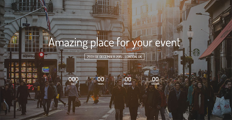 15+ Event Landing Page Templates & Themes