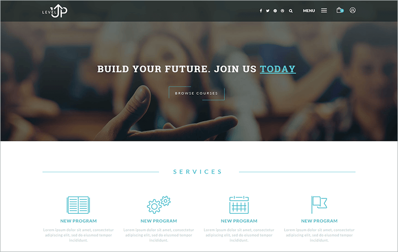 Educational Courses PHP Template
