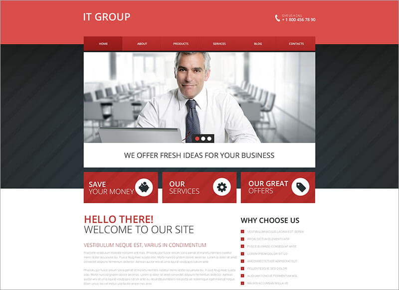 New IT Group Drupal Template
