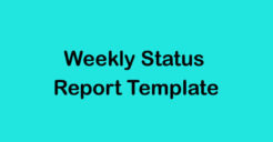 Status Report Templates - Free Word, PDF, Excel Documents