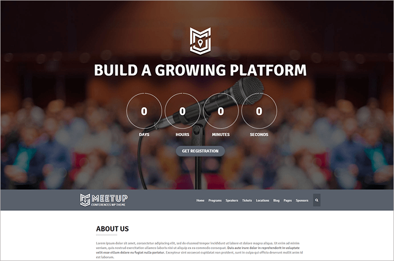 Conference Event Bootstrap Theme