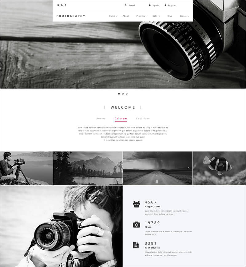 Creative Photography Drupal Template