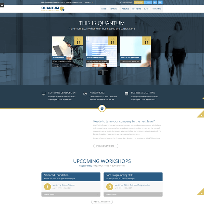 Responsive Business Security WP Theme