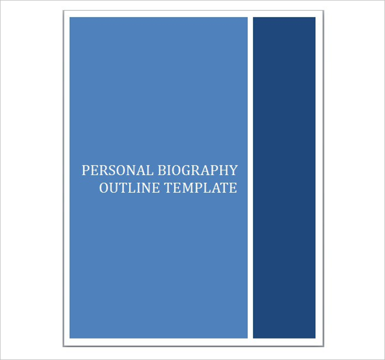 Biography Outline Template Sample