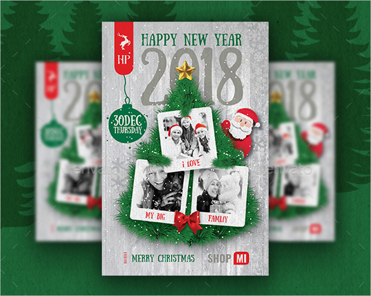 Christmas Sale Poster Template 2018