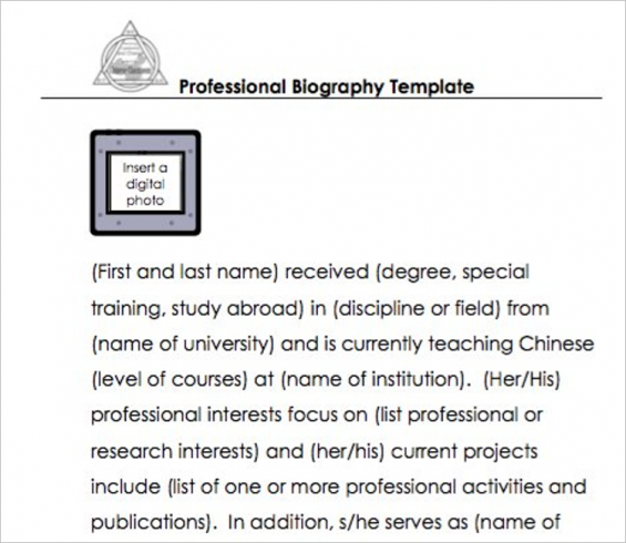 46 Sample Biography Templates Free Word Doc Examples 46 Sample Biography Templates Free Word Doc Examples
