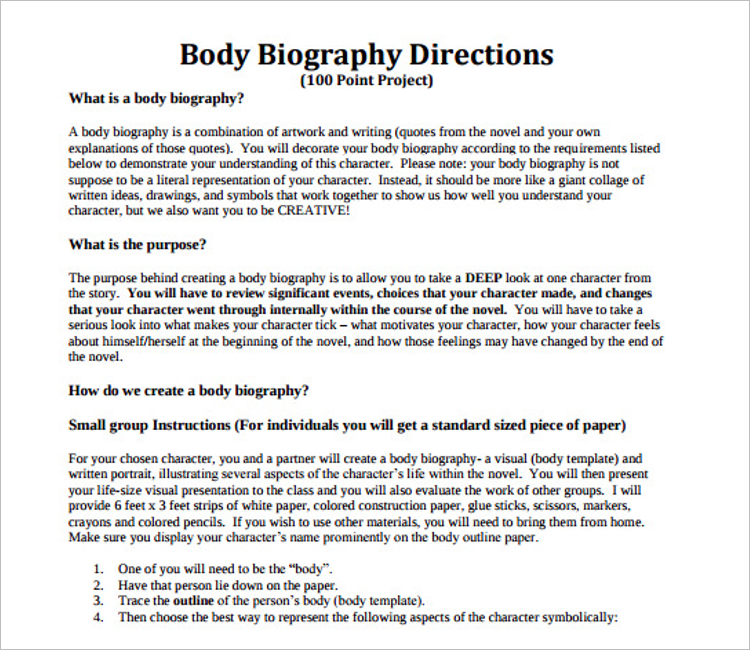 World Of Biography Template