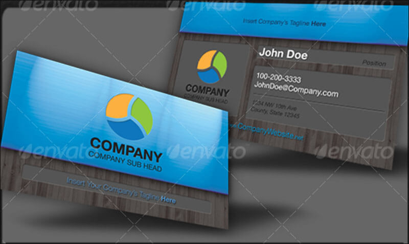 Clean Industrial Business Card