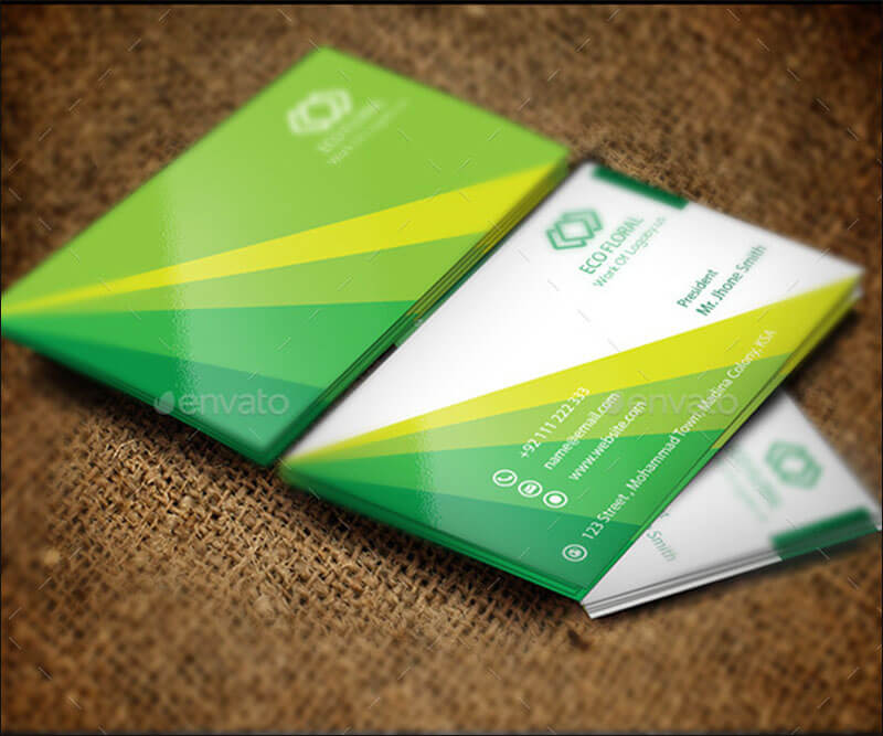 Green & Eco Fair Business Card