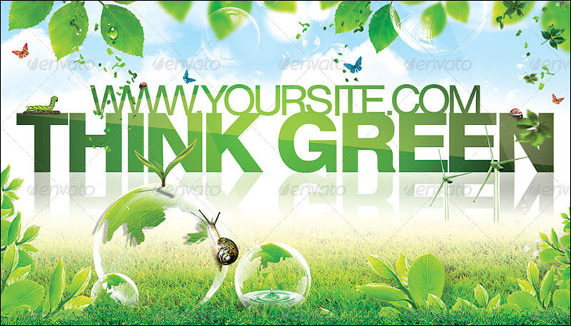Think Green Business Card