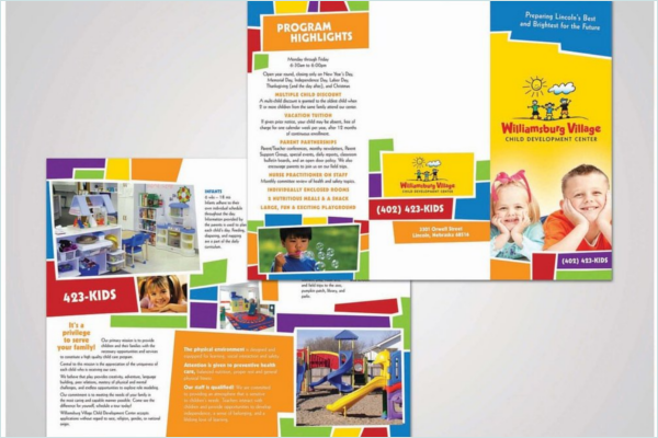 Family Daycare Brochure Template