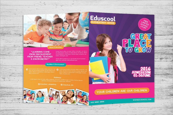 Preschool Brochure Template