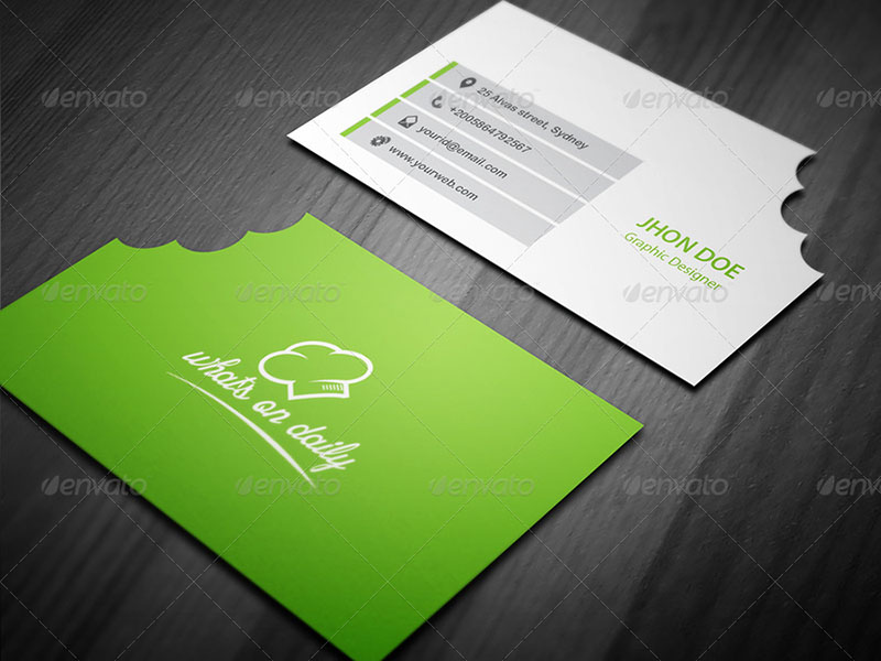 Exclusive Restaurant Business Card