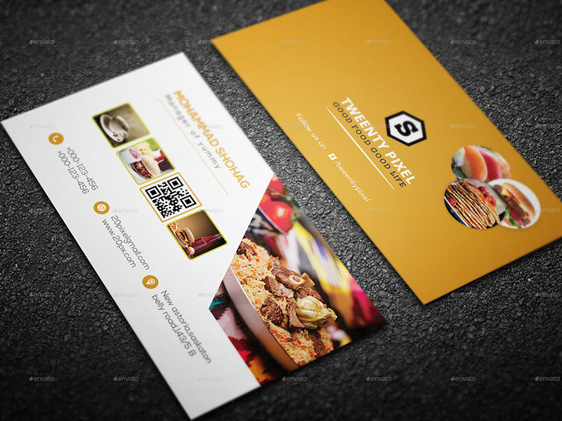 Modern Restaurant Business Card Design