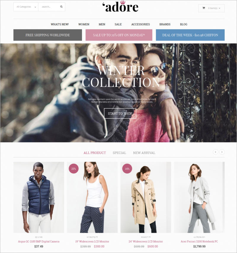 responsive-fashion-magento-theme-jewelry-watches-bags-shoes-adore