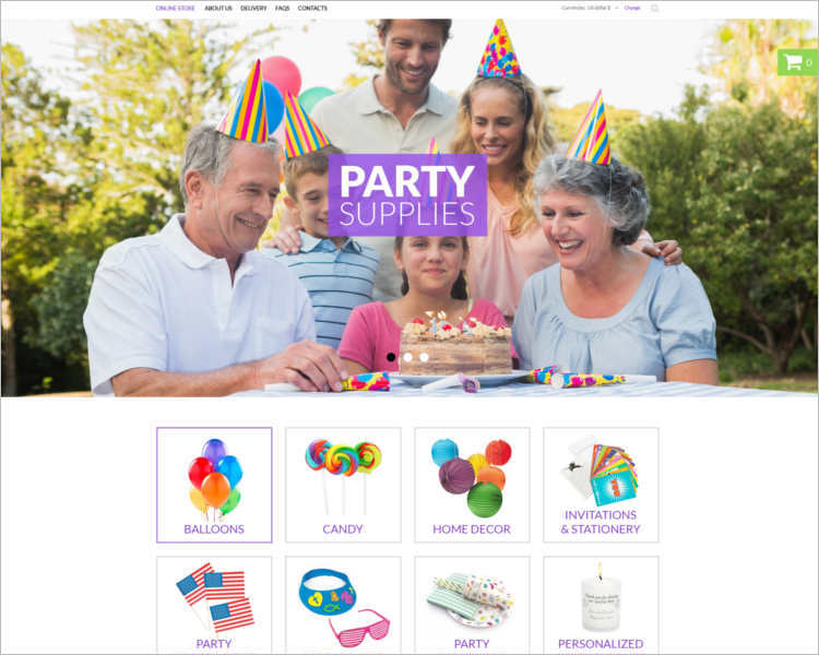 birthday-event-website-template