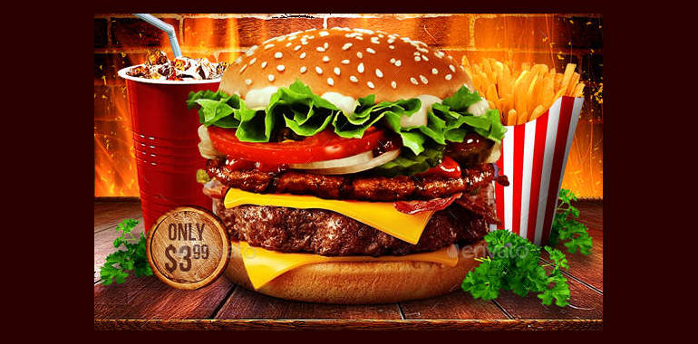 Burger Flyer Templates - Free PSD, EPS Format Download