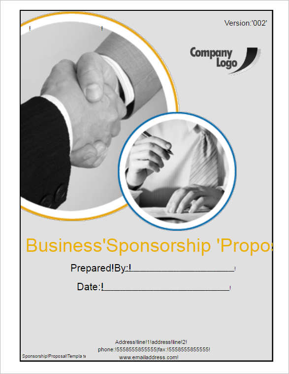 business-sponsorship-proposal-template