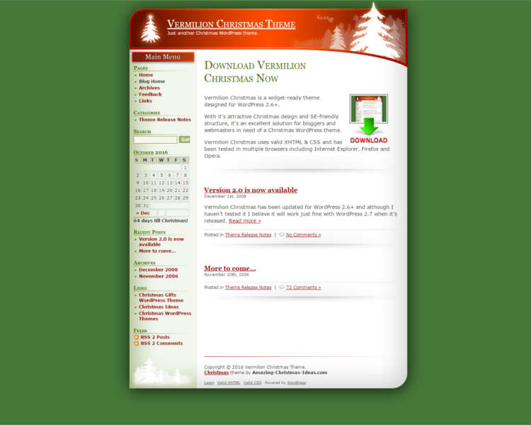 18+ Christmas Website Templates Free & Premium Themes