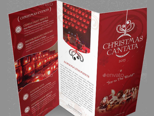 elegant-christmas-event-service-brochure