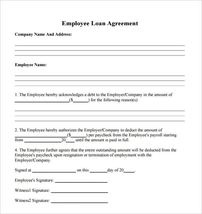 employee-loan-agreement-template-form