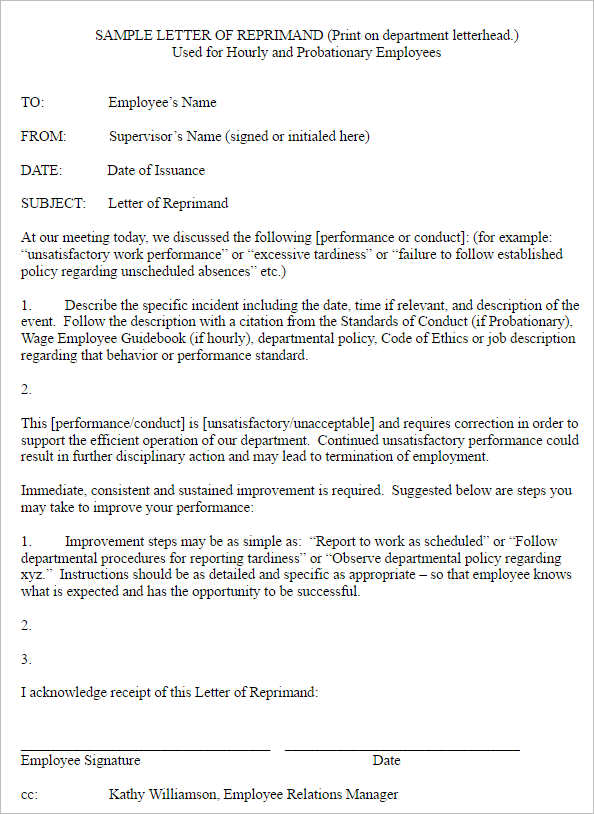 employee-reprimand-letter-template