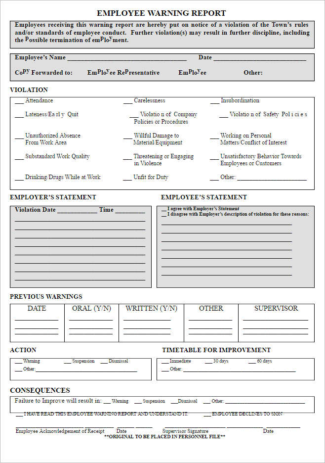 employee-warning-report-form-template