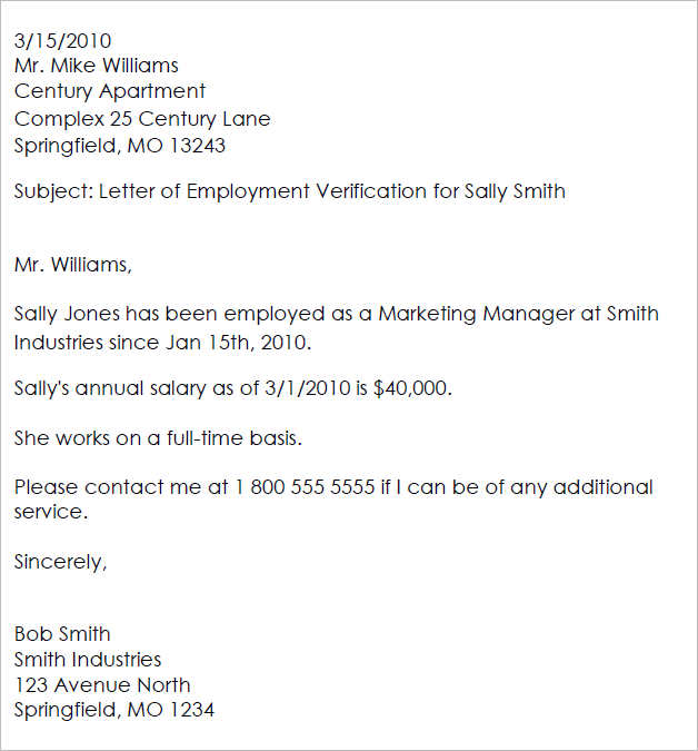 employment-verification-letter-for-sally-smith